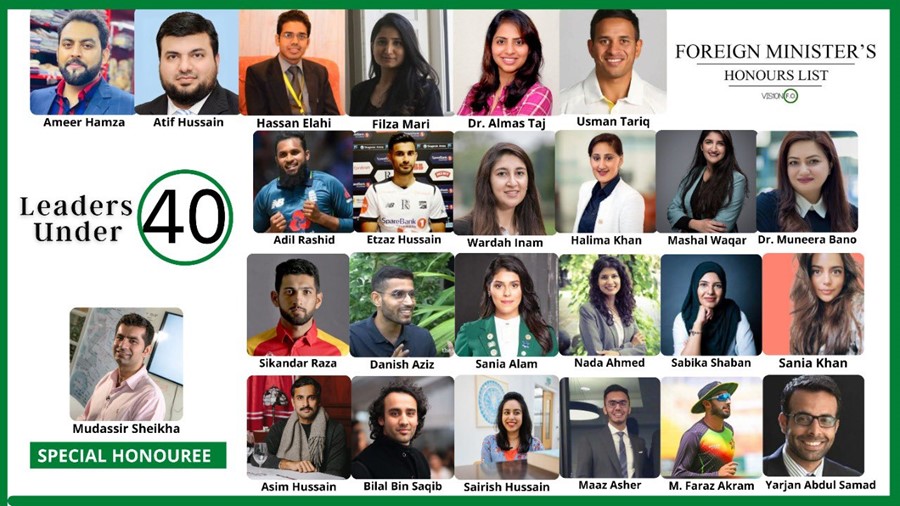 Yarjan Abdul Samad was listed by the Foreign Ministry of Pakistan among the 25 under 40 leaders.  